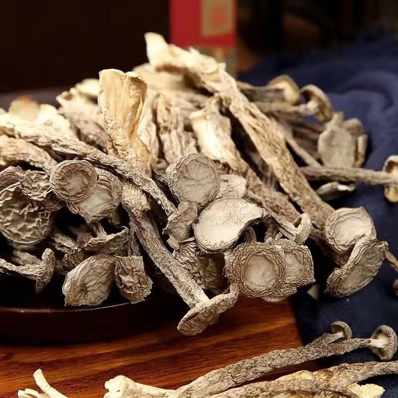 湖南特产茶陵县天然菌土鹿茸菇干货鹿茸菌500g散装