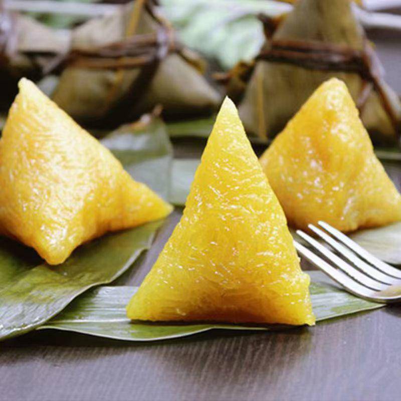 永顺碱水粽子湘西牛角粽三角粽子无馅400克*5袋装